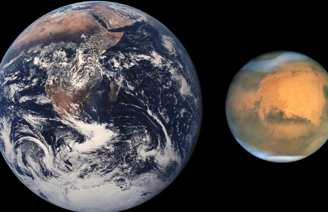 ¿Qué hizo evolucionar a Tierra y Marte?